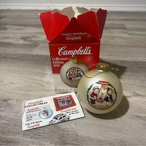 Campbell's Collector's Edition 1999 "Turn of the Millennium" Christmas Ornament